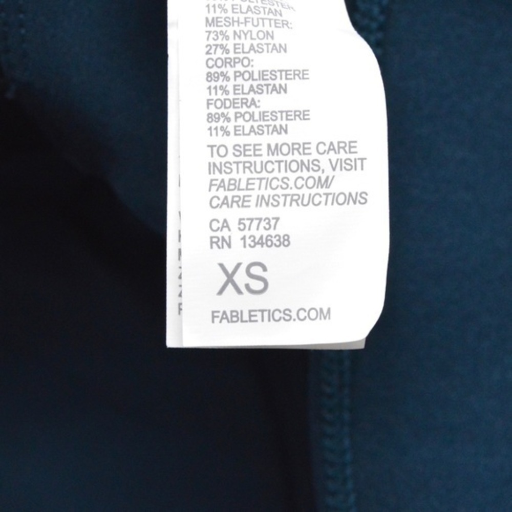 Fabletics All Day Every Day Bra, Size XS in Teal - Picture 5 of 9